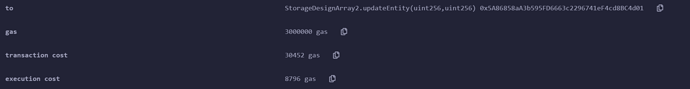 Update entry array super